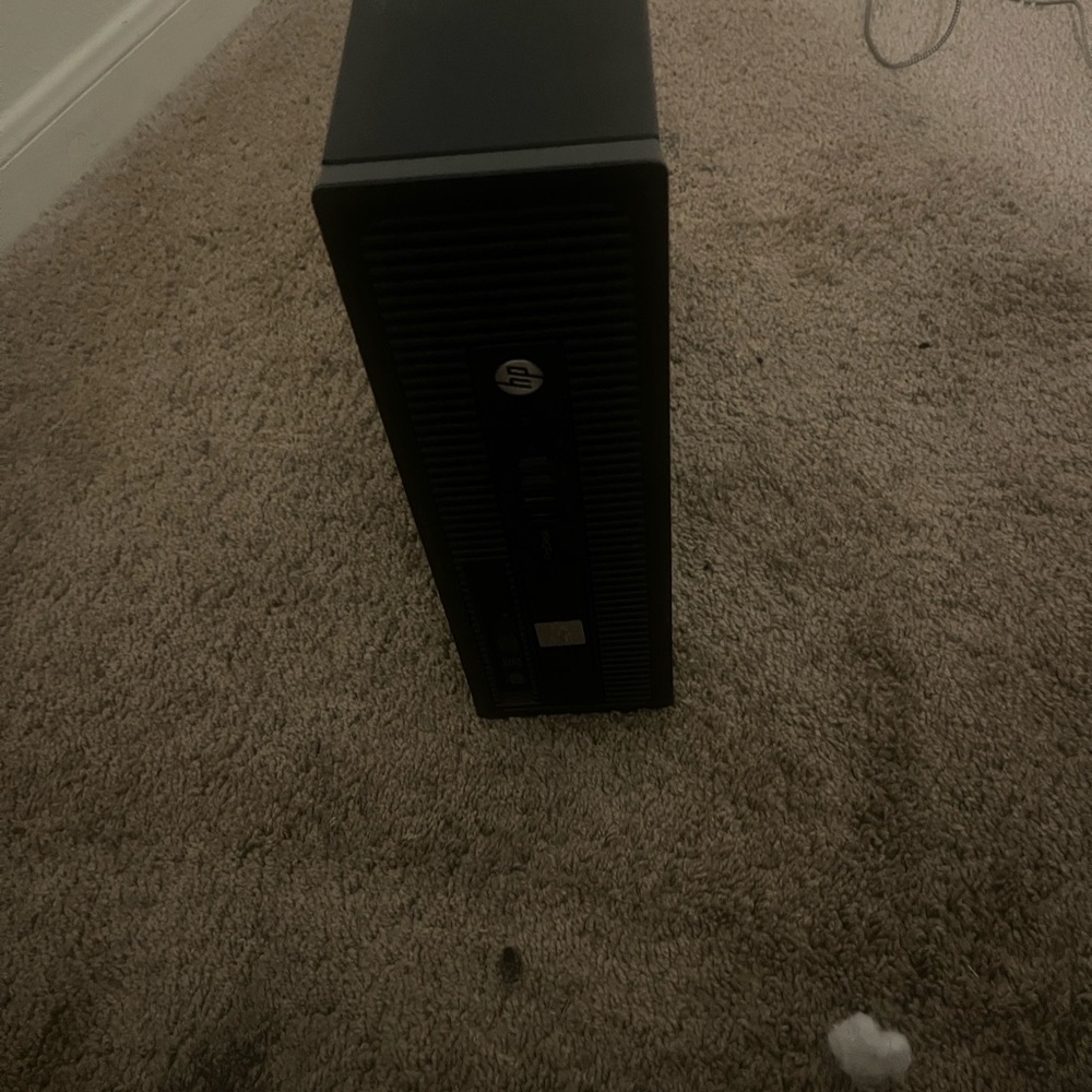 HP Black Slim Desktop Tower
